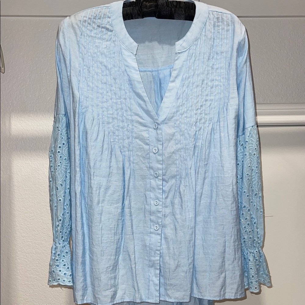 Light Blue Women's Top NWOT